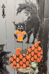 Bow Pumpkins Set of Two