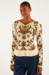 Majestic Hearts Knit Top