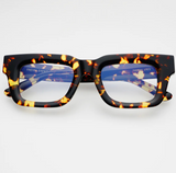 Thomas Blue Light Glasses in Yellow Tortoise