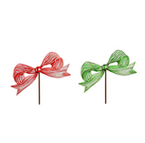 Beck's Red and Green Bow Set