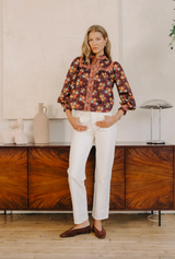 Sara Long Sleeve Top in Linda Anne Liberty