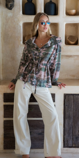 Ana Shirt Jacket in Camo