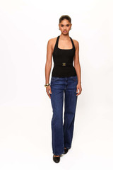 Clinton Top in Black