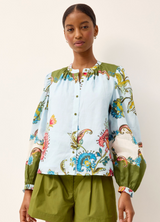 Kendra Blouse in Delphi