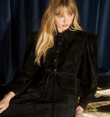 Murphy Jacket in Noir Suede