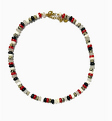 Branson Necklace in Red Multi