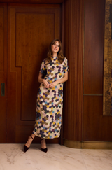 Gwenyth Dress in Vintage Mosaic