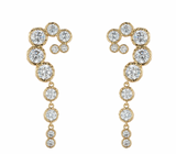 Luxe Finley Earrings in Gold/Clear
