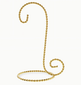 Small Twisted Gold Wire Ornament Stand Display