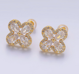 Chloe Clover Studs