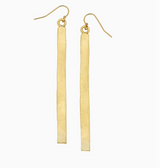 Gold 3 Bar Earrings
