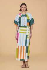 Leigh Wrap Skirt in Vista