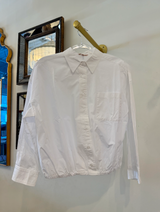 Poplin Cotton Cropped Blouse