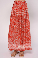 Cara Skirt in Rosemary Dreamscape Print