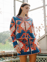 Louise Skirt in Blue Multi