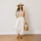 Rainbow Plaid St. Augustine Top