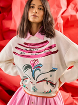 Elizabeth Sweater in Anniversary Print