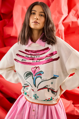 Elizabeth Sweater in Anniversary Print