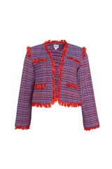 Coco Jacket in Mariner Tweed