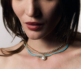 Turquoise Tennis Necklace