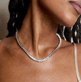 Baguette Tennis Necklace