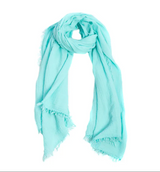Smith Solid Cotton Fringed Scarf