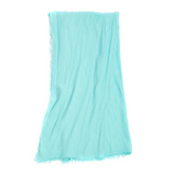 Smith Solid Cotton Fringed Scarf