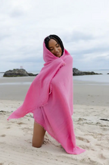 Smith Solid Cotton Fringed Scarf