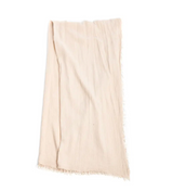 Smith Solid Cotton Fringed Scarf