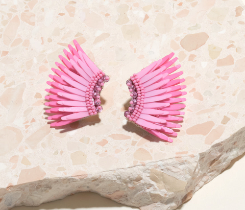 Mini Madeline Earrings in French Rose