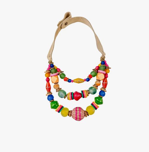 Layered Classic Necklace Colorblock