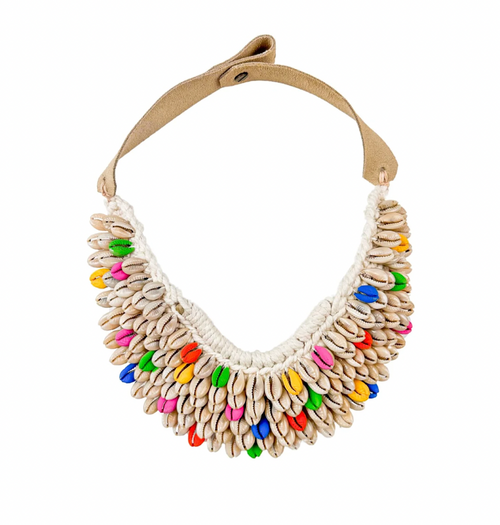 Cowrie Collar Necklace Colorblox