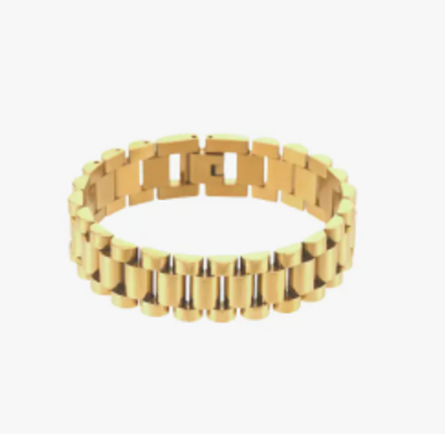 Large Gold Watchband