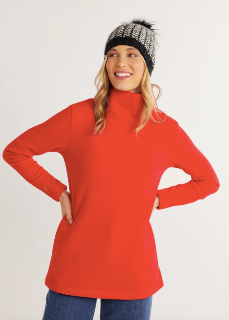 Cobble Hill Turtleneck in Vello Fleece