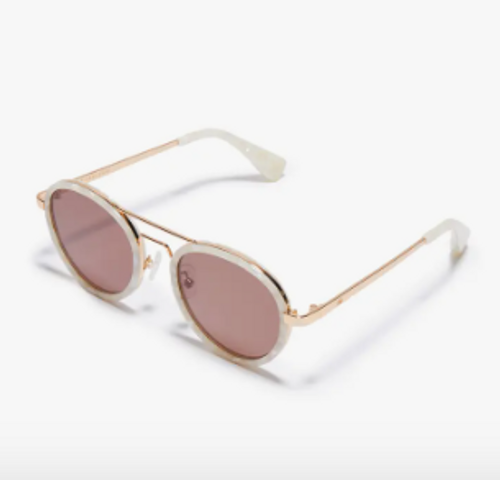 Mother of Pearl Downtown Aviator Sunglasses