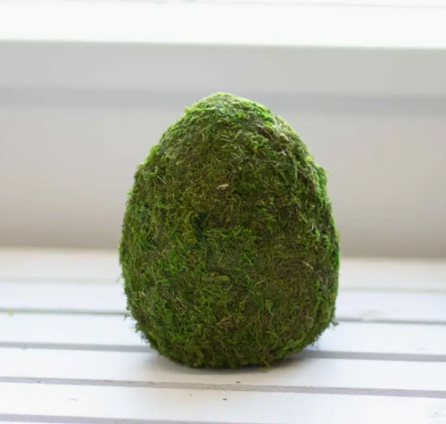 6.5" Green Moss Egg