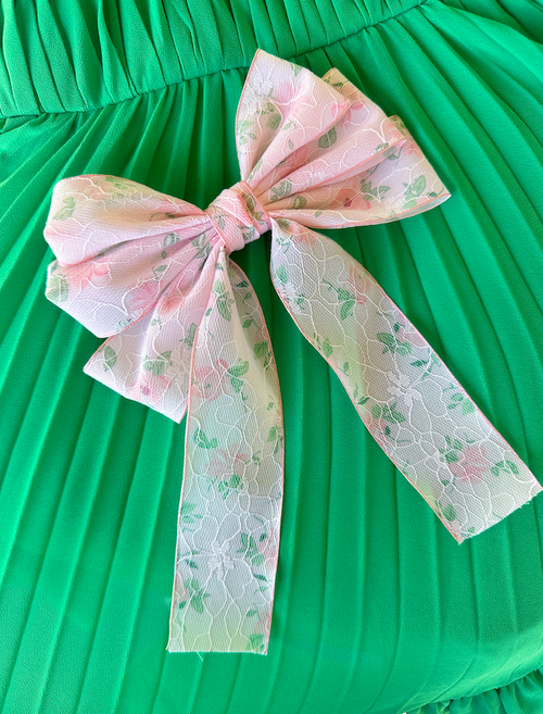 Collins Floral Bow in Pink