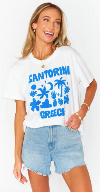 Travis Tee Santorini Graphic