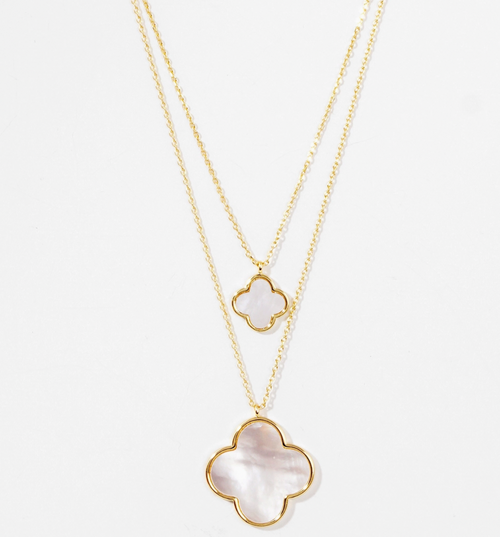 Layered Clover Necklace