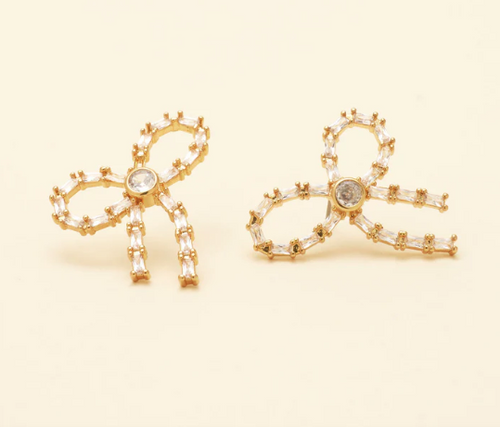 Crystal Bow Studs