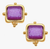 Madeline French Glass Studs