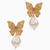 Butterfly Post w/ Baroque Pearl Earrings