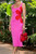 Liza Tropical Flower Midi Dress
