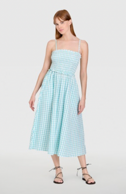 Smocked Dress in Lindroth Check