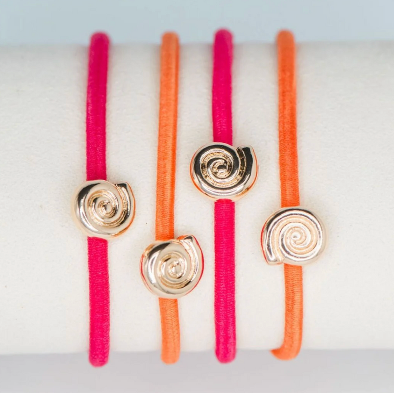 Conch Shell Hair Tie Set