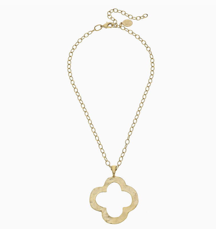 Short Open Clover Necklace