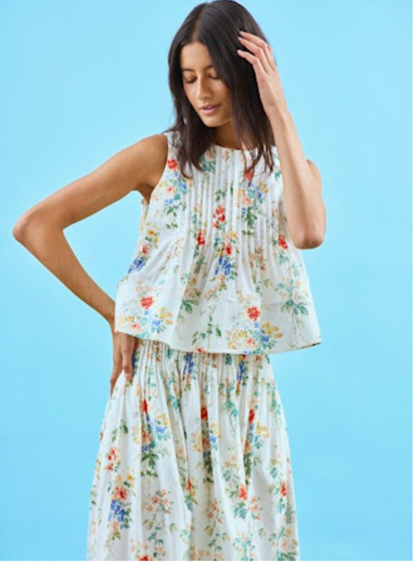 Charles Top in Falling Blossom