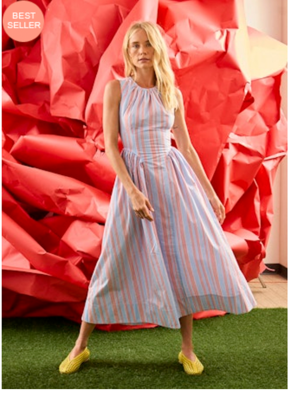 Nantucket Dress in Seaside Stripe