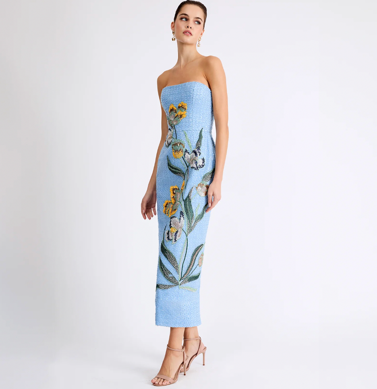 Sofia Dress in Baby Blue