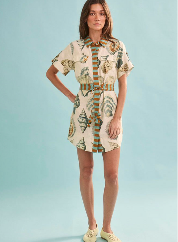Nicole Dress Somers Shell Cream